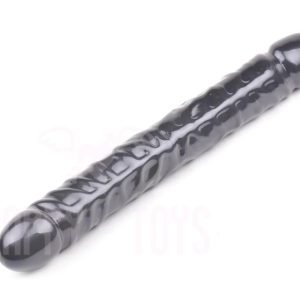 10" slim Massive Thick Realistic Dual Head Black Dildo For Beginners