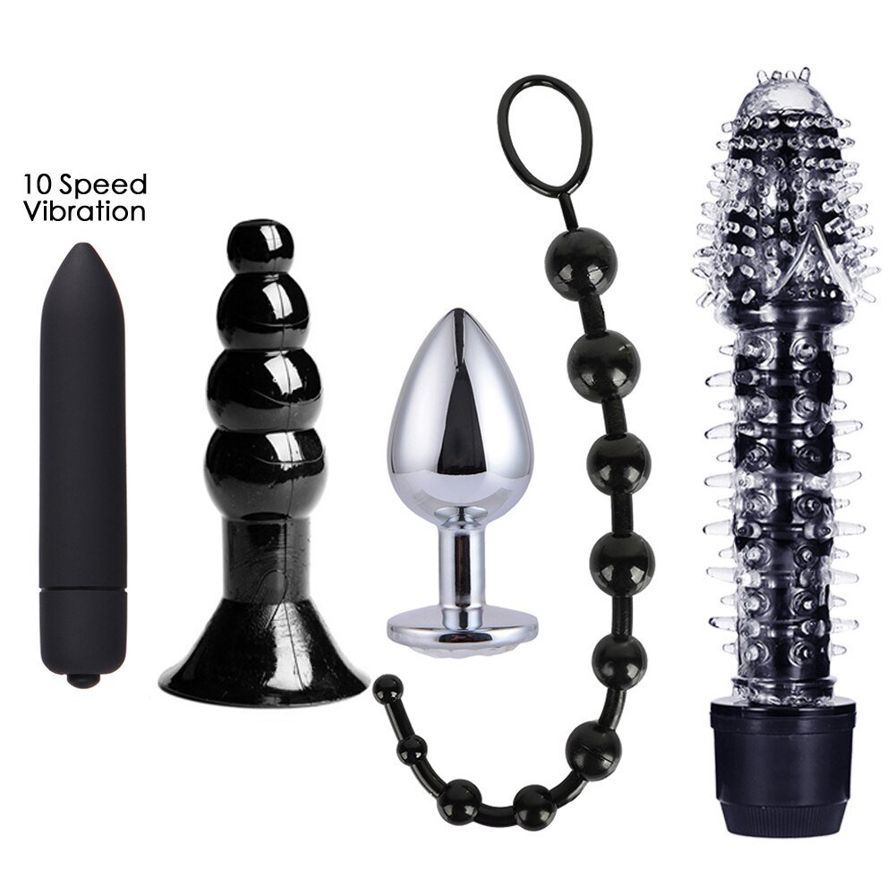 5 Pieces Kit Anal Buttplug For Couple
