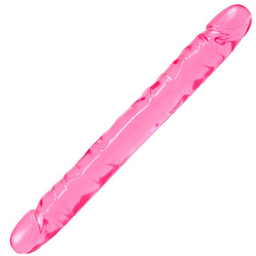 Flexible Jelly Double Headed Penis Dildo for Women & Lesbians