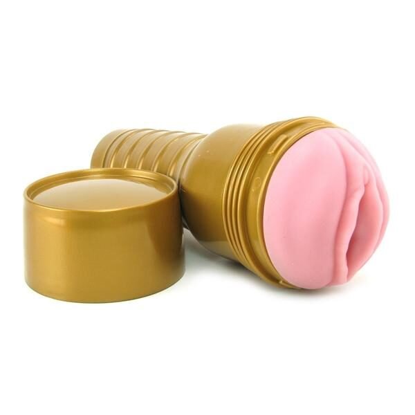 Golden Male Masturbator Stamina Training Flashlight