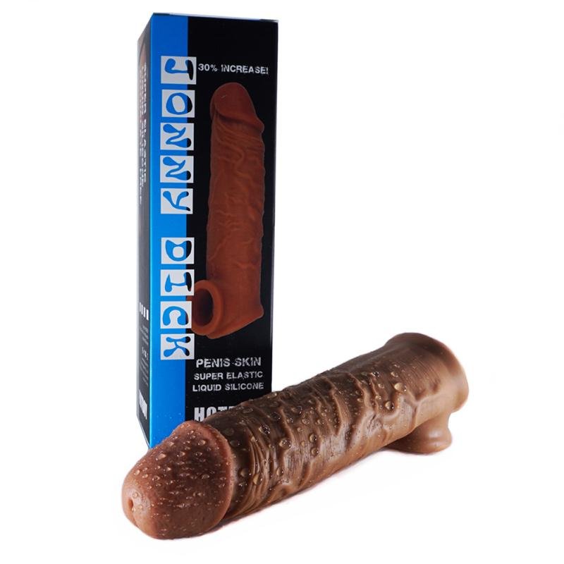Realistic Choco Dick Extender Sleeve
