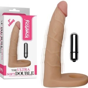 Realistic Beaded Dildo double penetration