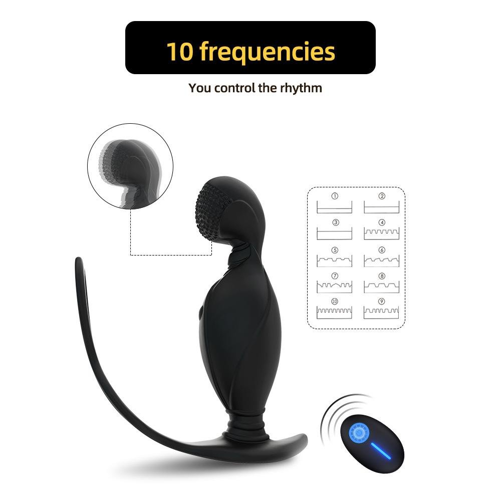 Sperm Lock Ring Anal Plug Vibrators