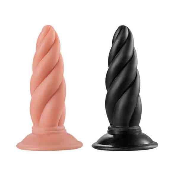 Sprial Large Anal Flesh Butt Plug High Quality
